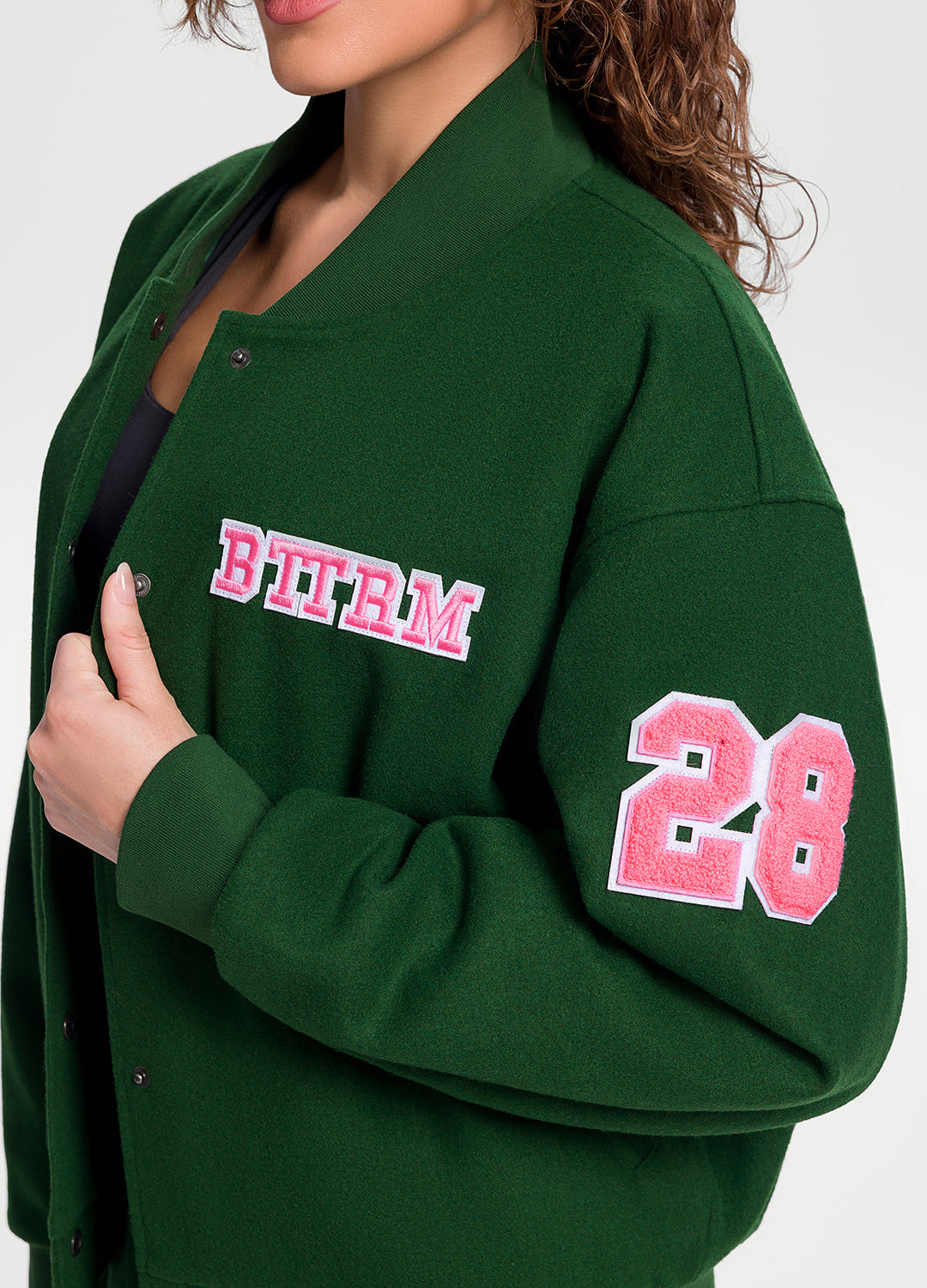 Better League Varsity Jacket | Urban Green