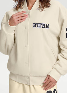 Better League Varsity Jacket | Creamy White