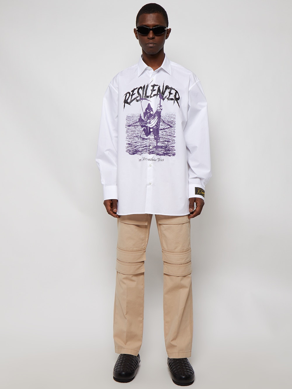 Men | BURBERRY | Panel Cargo Trousers Soft Fawn