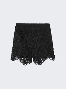 Women | BURBERRY | Lace Biker Shorts | Black