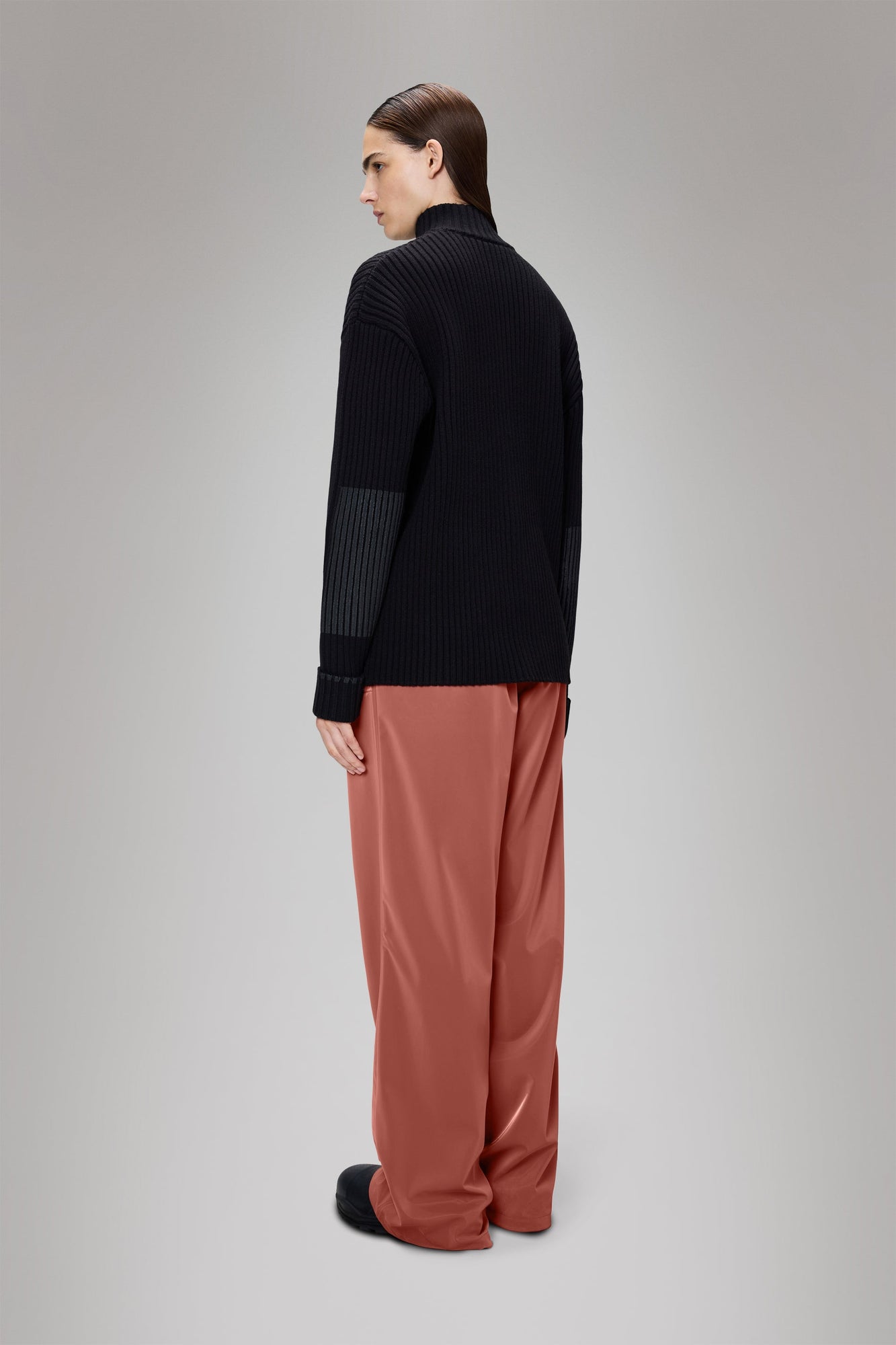 Unisex | Sapa Half Zip Knit | Black