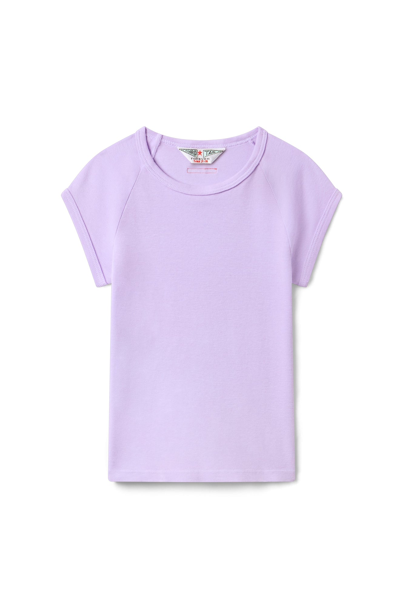 Kids | Kids Basic Short Sleeve Baseball Tee | Lilac