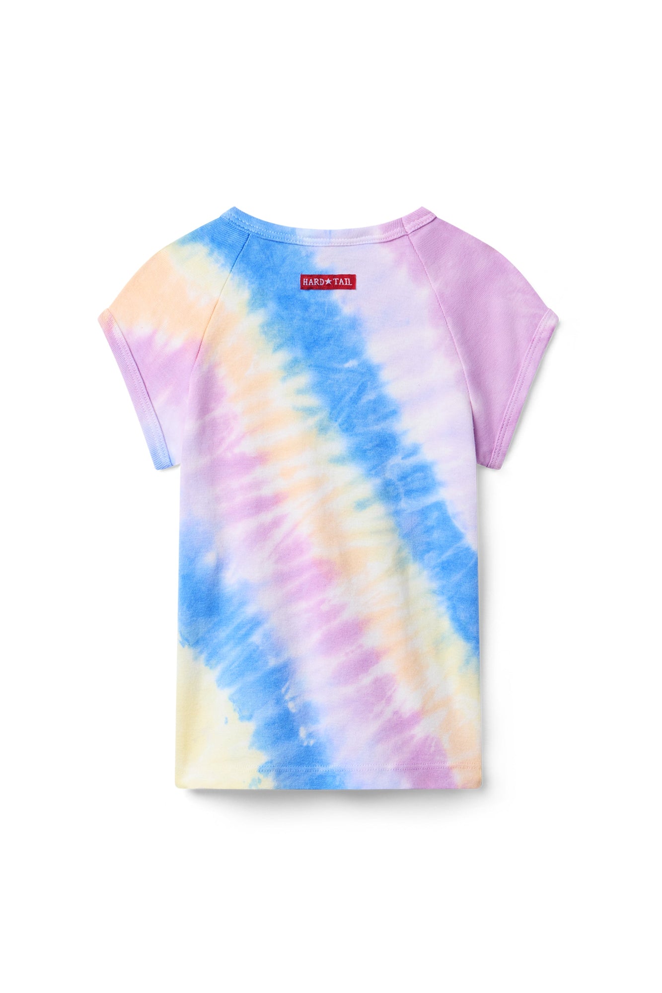 Kids | Kids Basic Short Sleeve Baseball Tee | Multi Stripe Lines 5