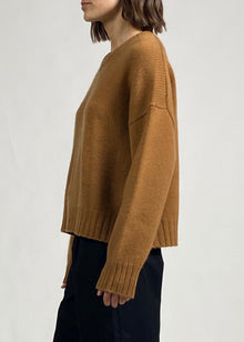 Womens | Reva Cashmere Sweater | Chestnut