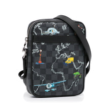 Louis Vuitton | Pre-Owned Damier Graphite Renaissance Map Danube Slim PM - I | Black