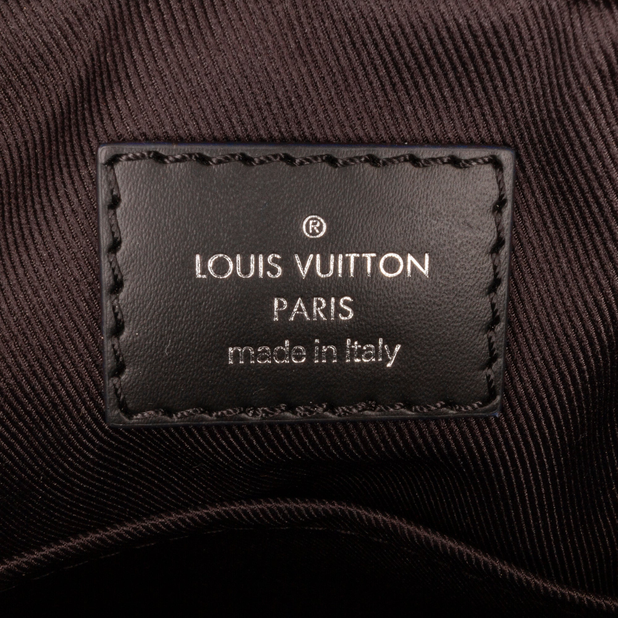 Louis Vuitton | Pre-Owned Damier Graphite Renaissance Map Danube Slim PM - I | Black