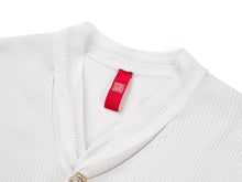 Short Sleeve Knit Top | White