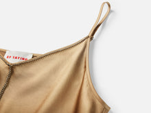 SLIP DRESS | Camel