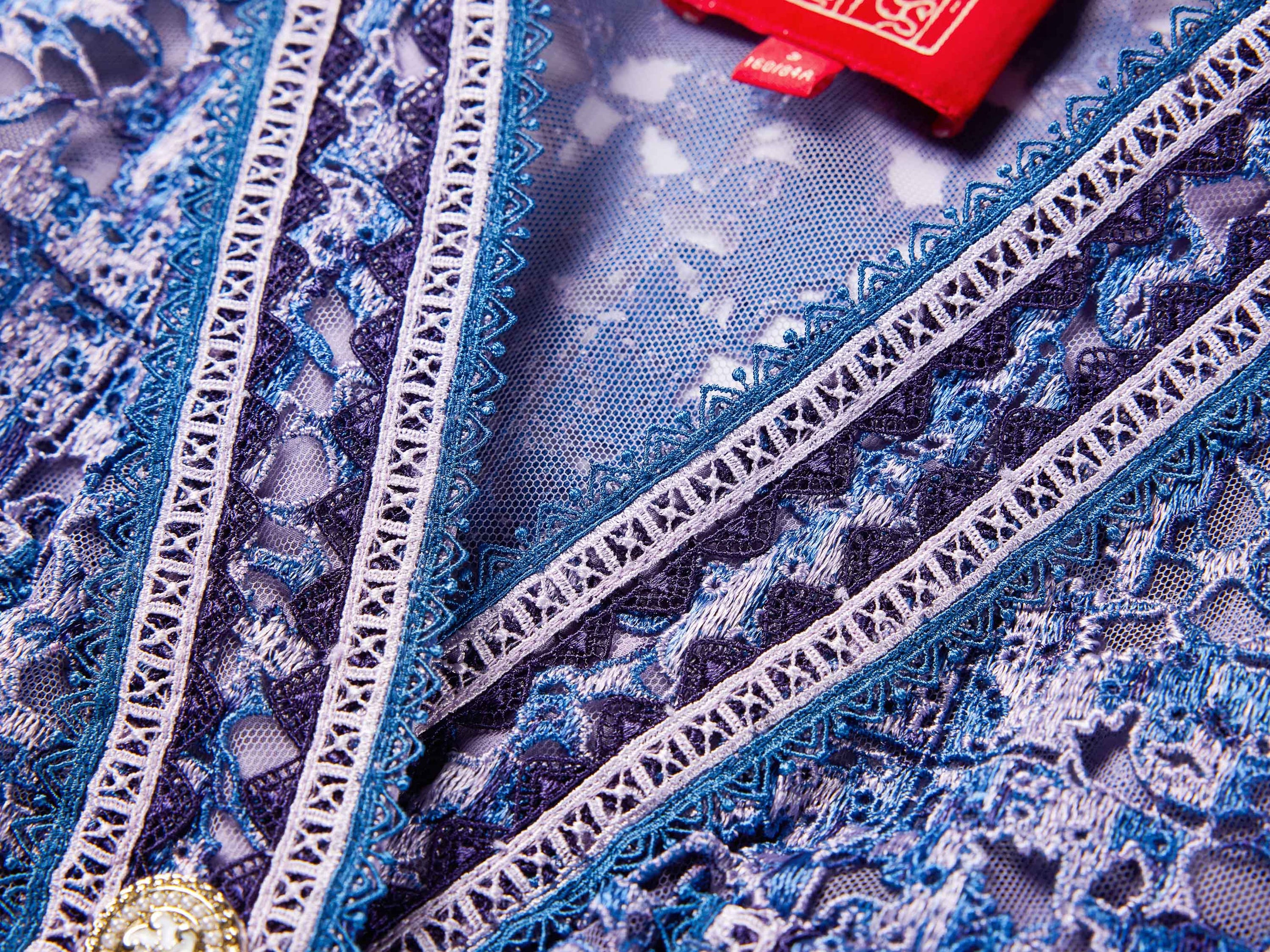Tweed-Style Jacket | Blue