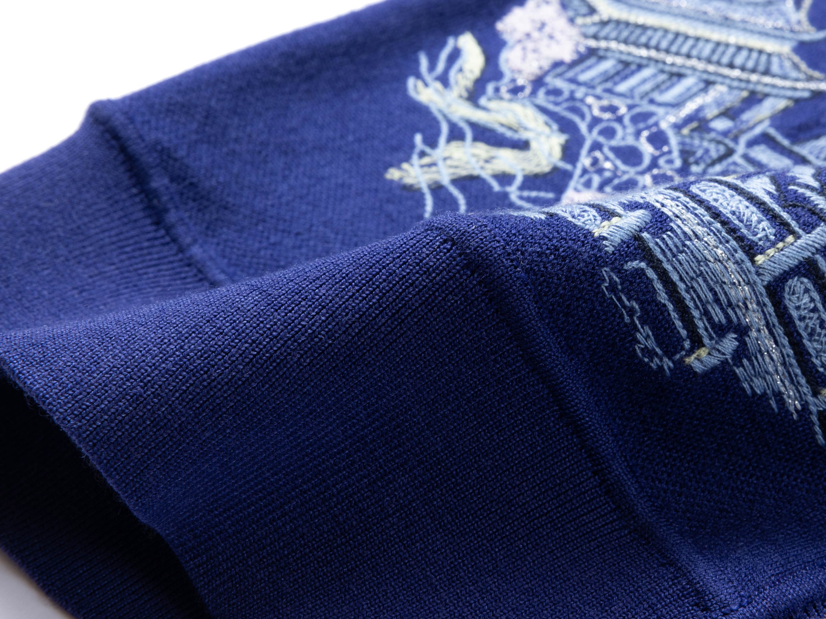 Embroidered Cardigan | Purple