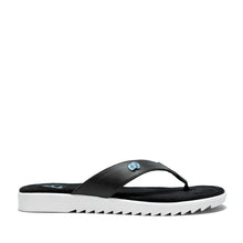Jordyn Sandal Thong | Black Faux Nappa