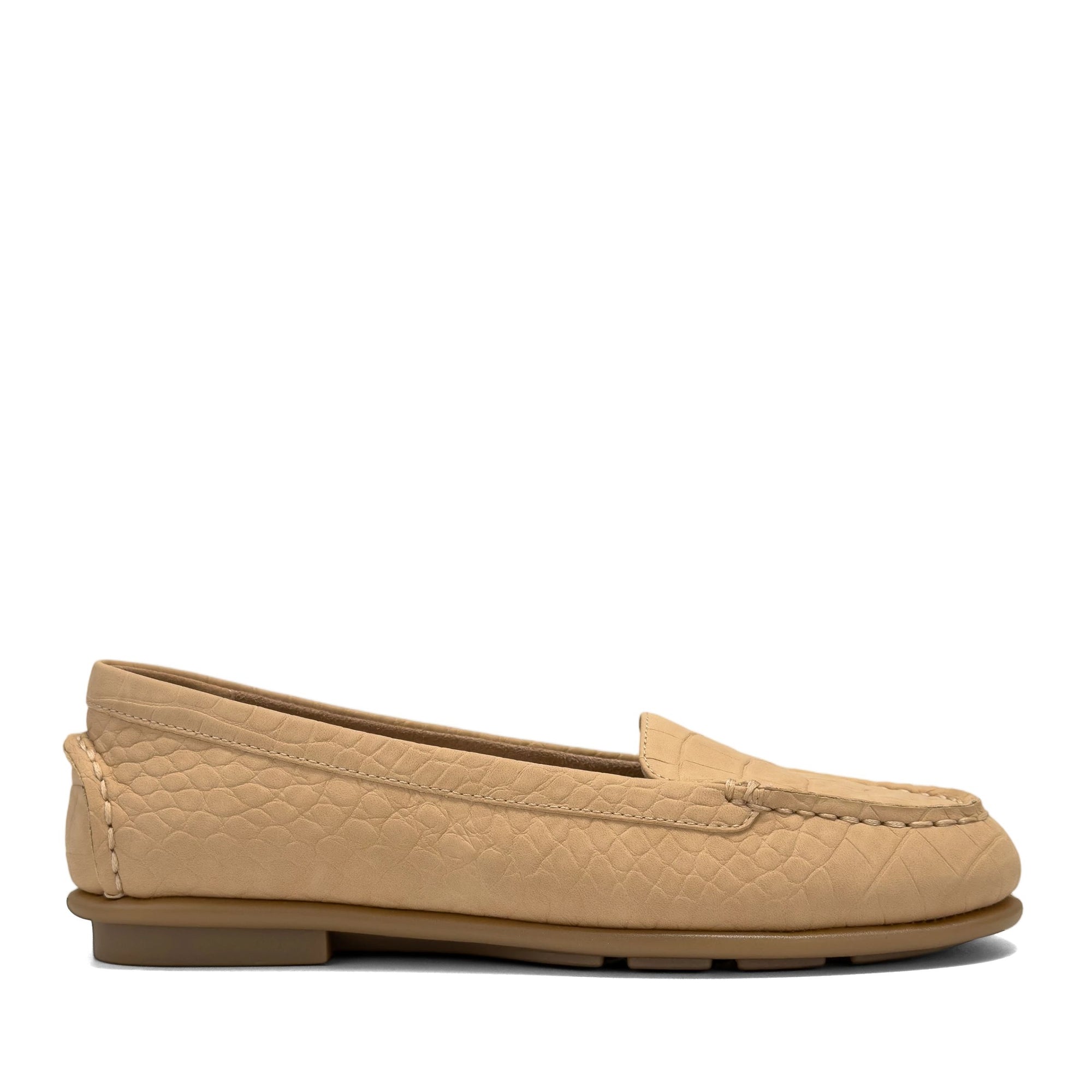 Wonder Casual Loafer | Beige Bisque Faux Crochet Nubuck