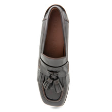 Chaeli Tailored Loafer | Tan Faux Burnished Calf