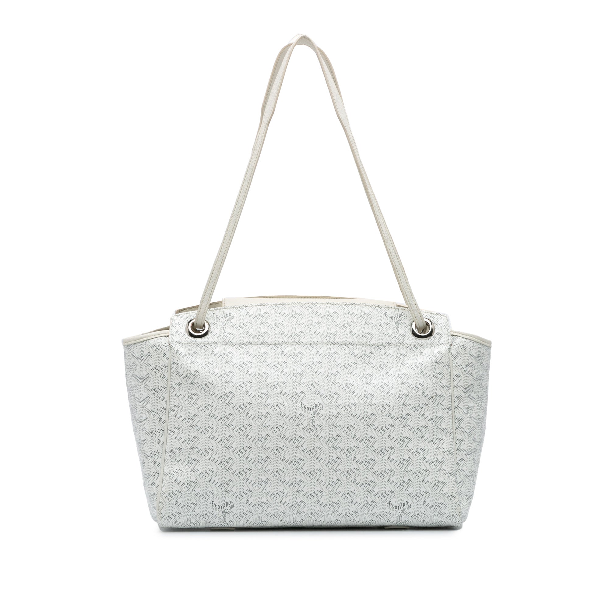 Goyard | Pre-Owned Goyardine Rouette PM | White