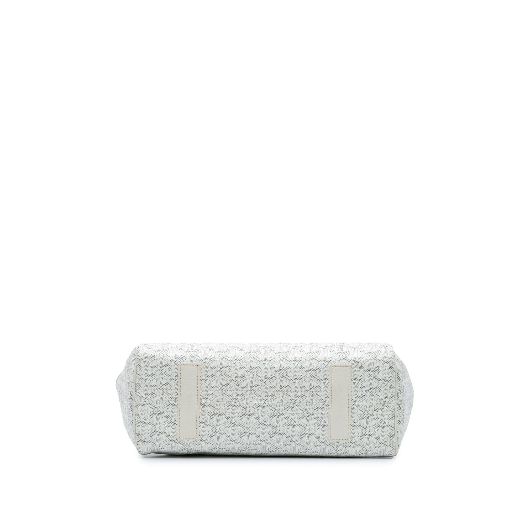 Goyard | Pre-Owned Goyardine Rouette PM | White