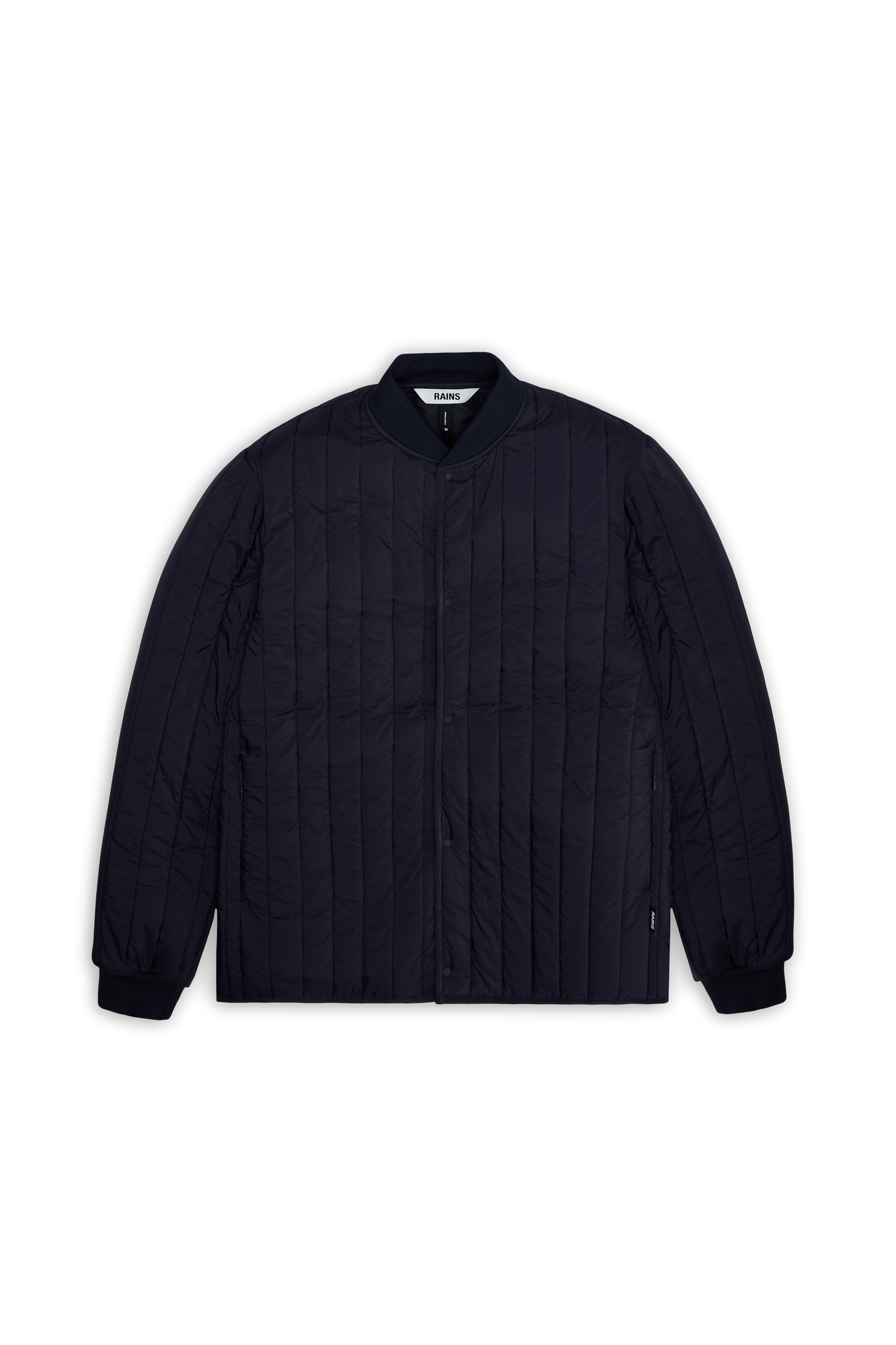 RAINS Banja Liner Bomber Jacket Navy Overshirt