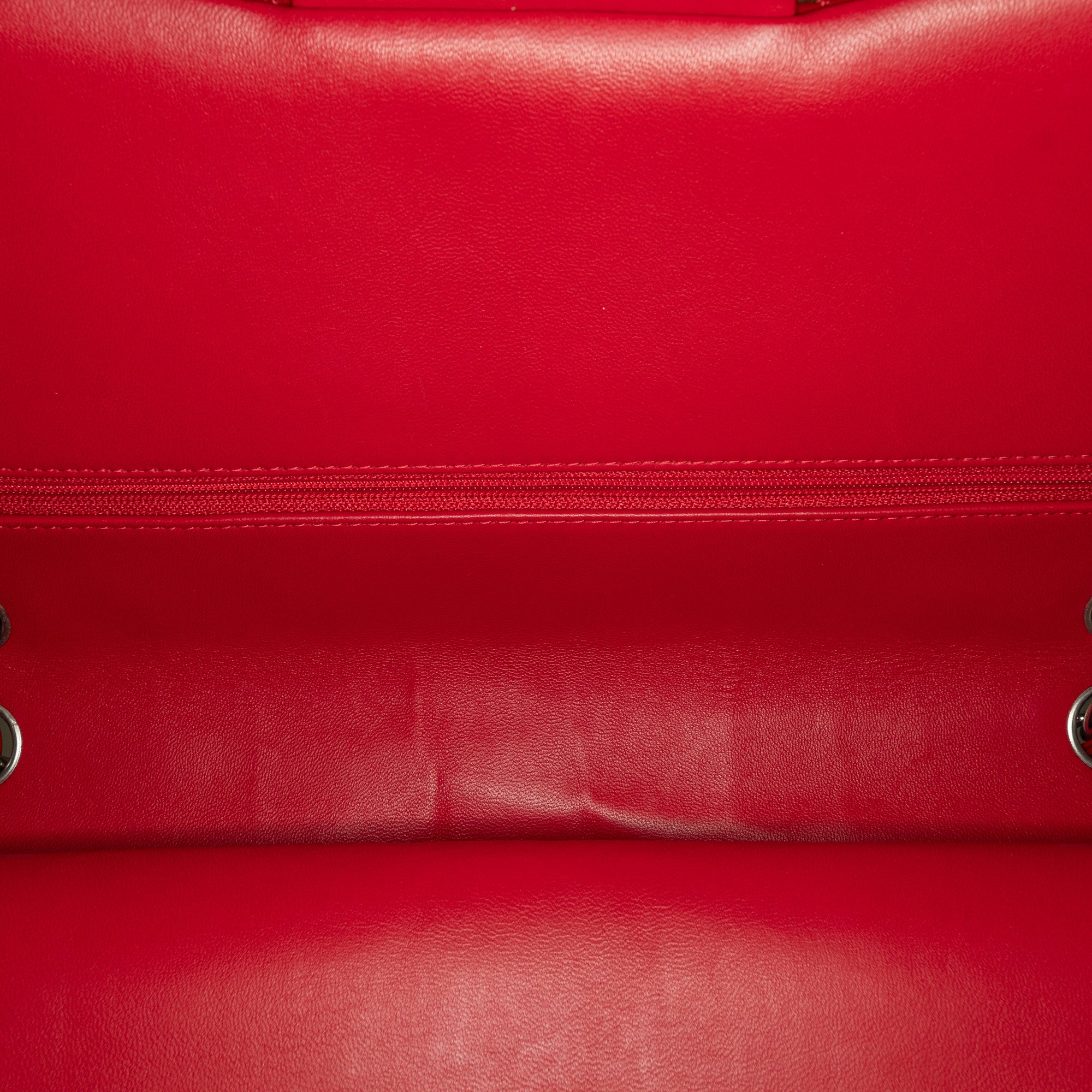 Chanel | Pre-Owned Jumbo Classic Patent Double Flap | Red