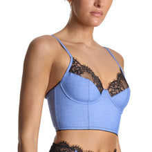 Katrina Longline Bra | Denim