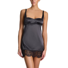 Cindy Mini Slip Dress | Black