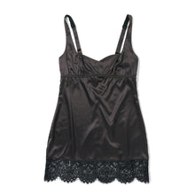 Cindy Mini Slip Dress | Black