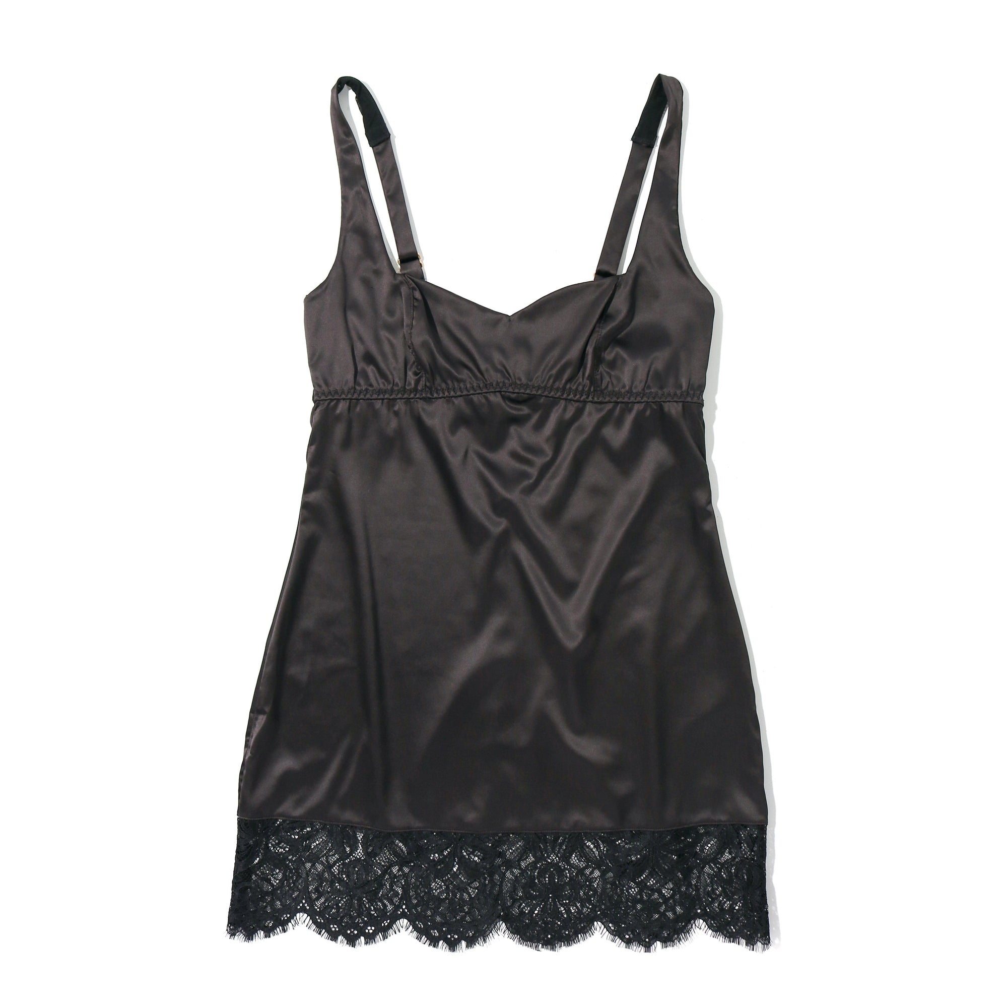 Cindy Mini Slip Dress | Black