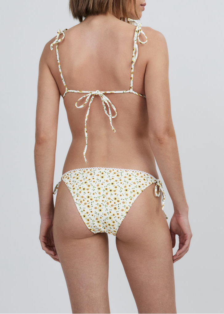 Womens | Parker Bikini Bottom | Sunflower Print