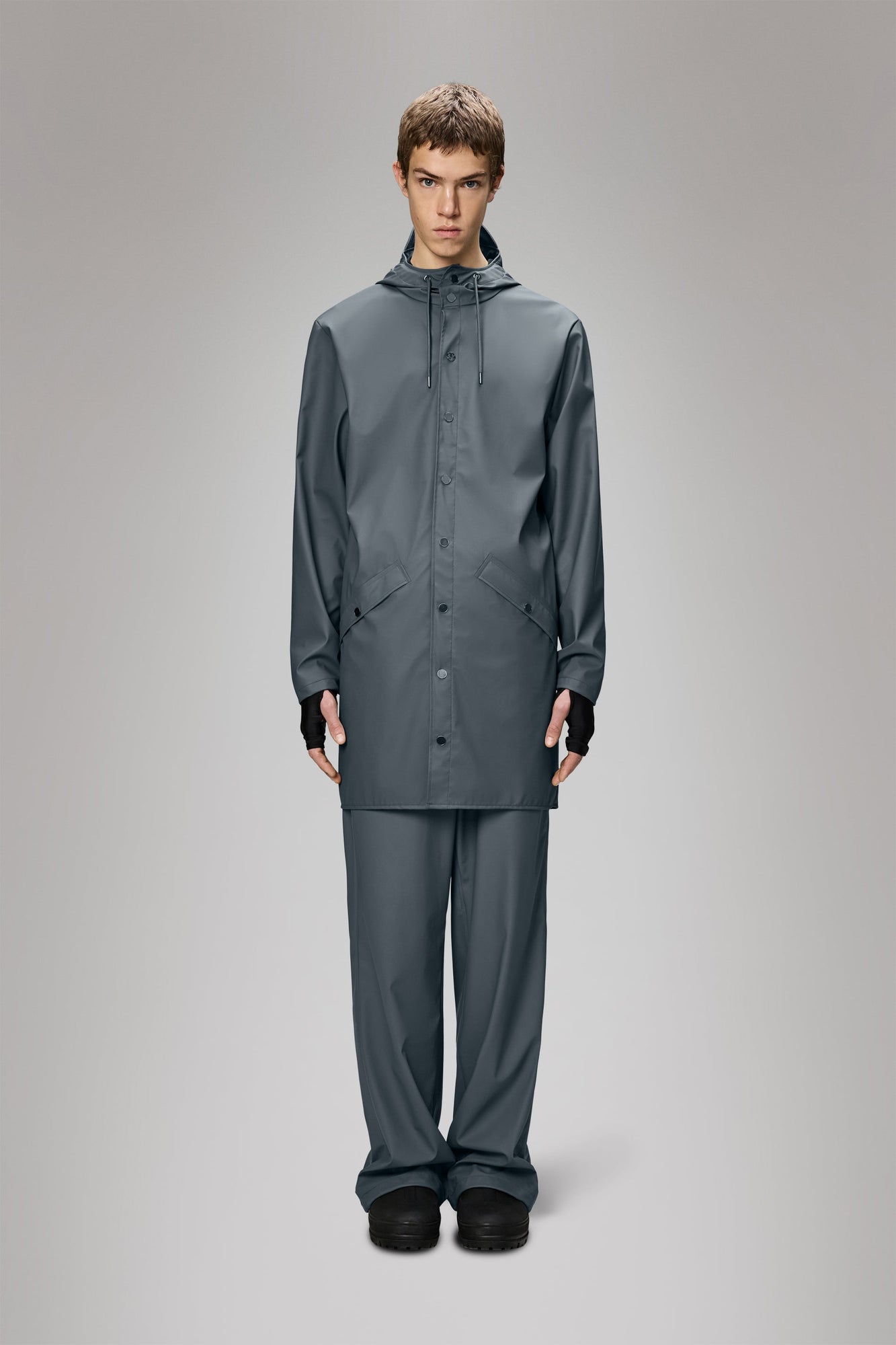 RAINS Long Jacket Lagoon Jacket