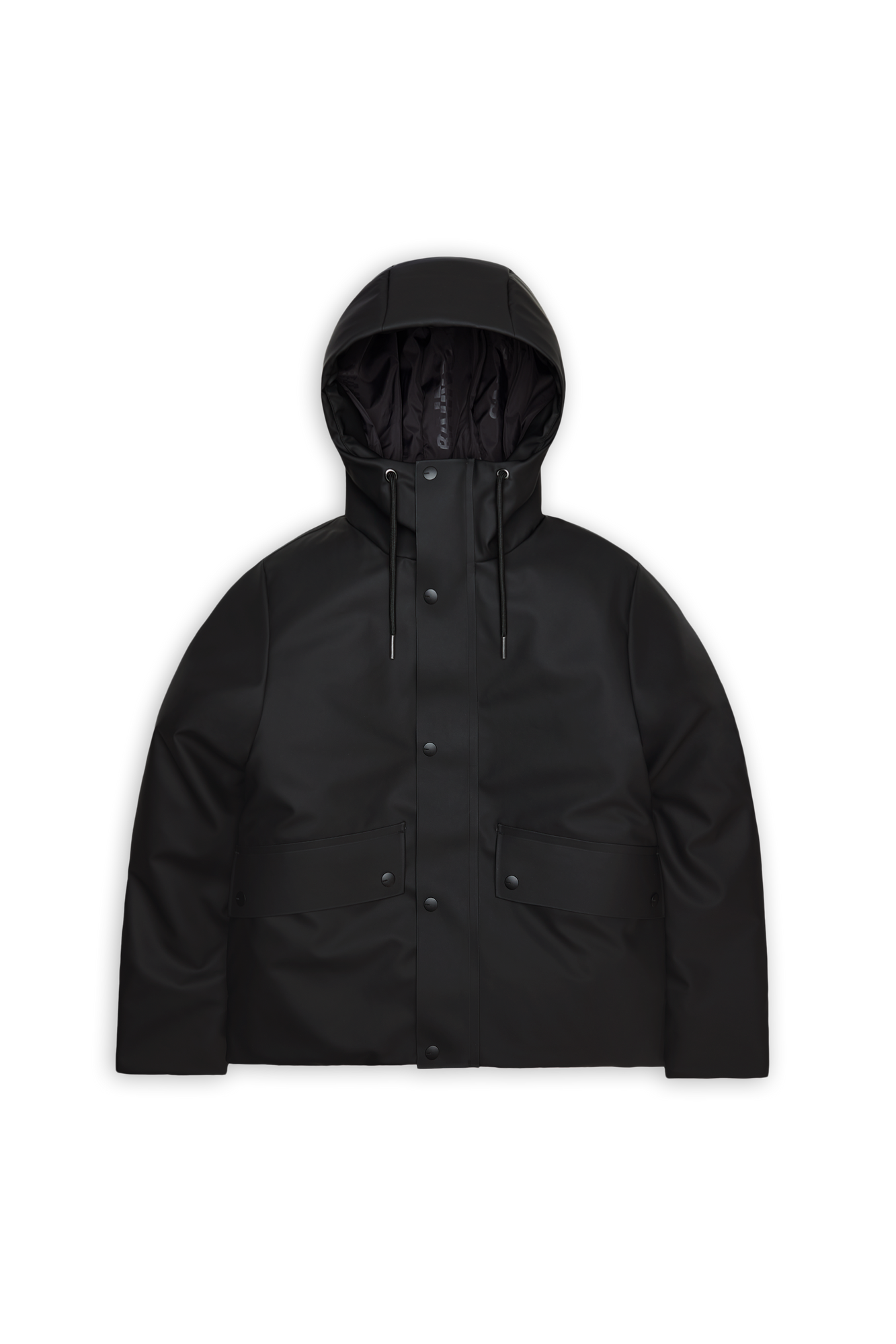 RAINS Nome Short W Parka Black Jacket