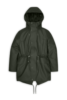 Rains Nome String W Parka Green Jacket