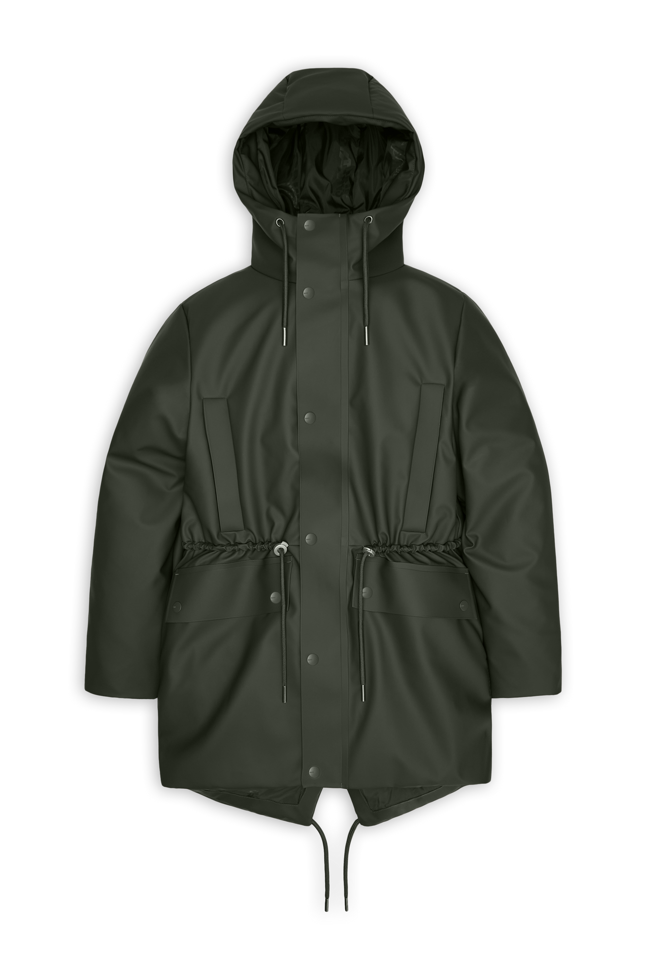 Rains Nome String W Parka Green Jacket
