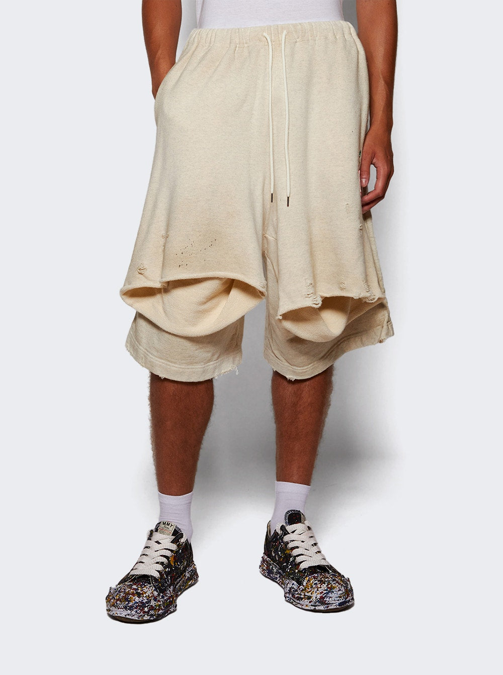 Men | Maison MIHARA YASUHIRO | Four Legs Shorts | White