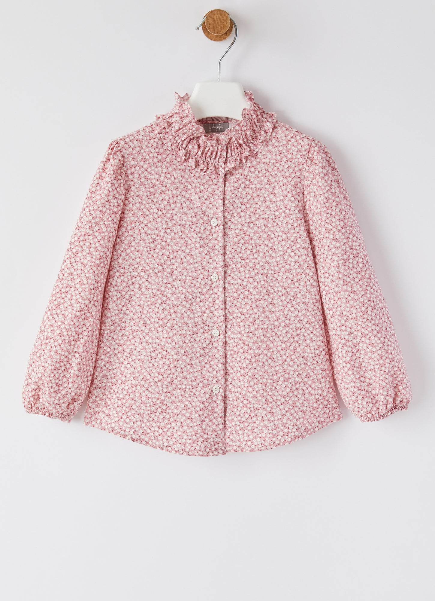 Small Flowers Cotton Shirt | Rosa Erica