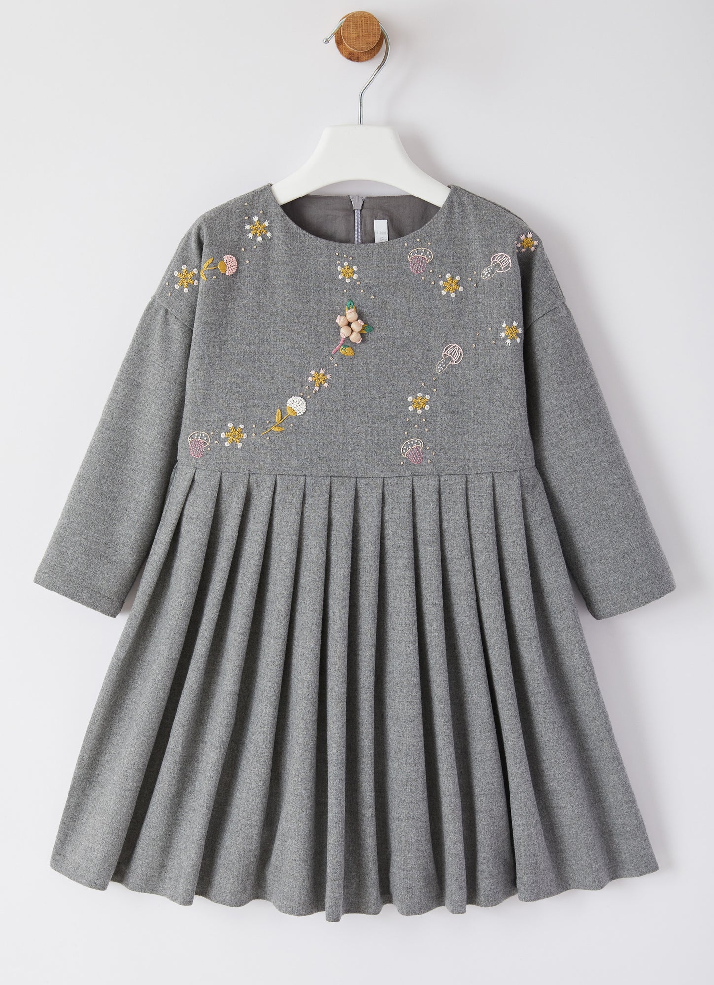 Techno-Wool Dress | Nube/Lago