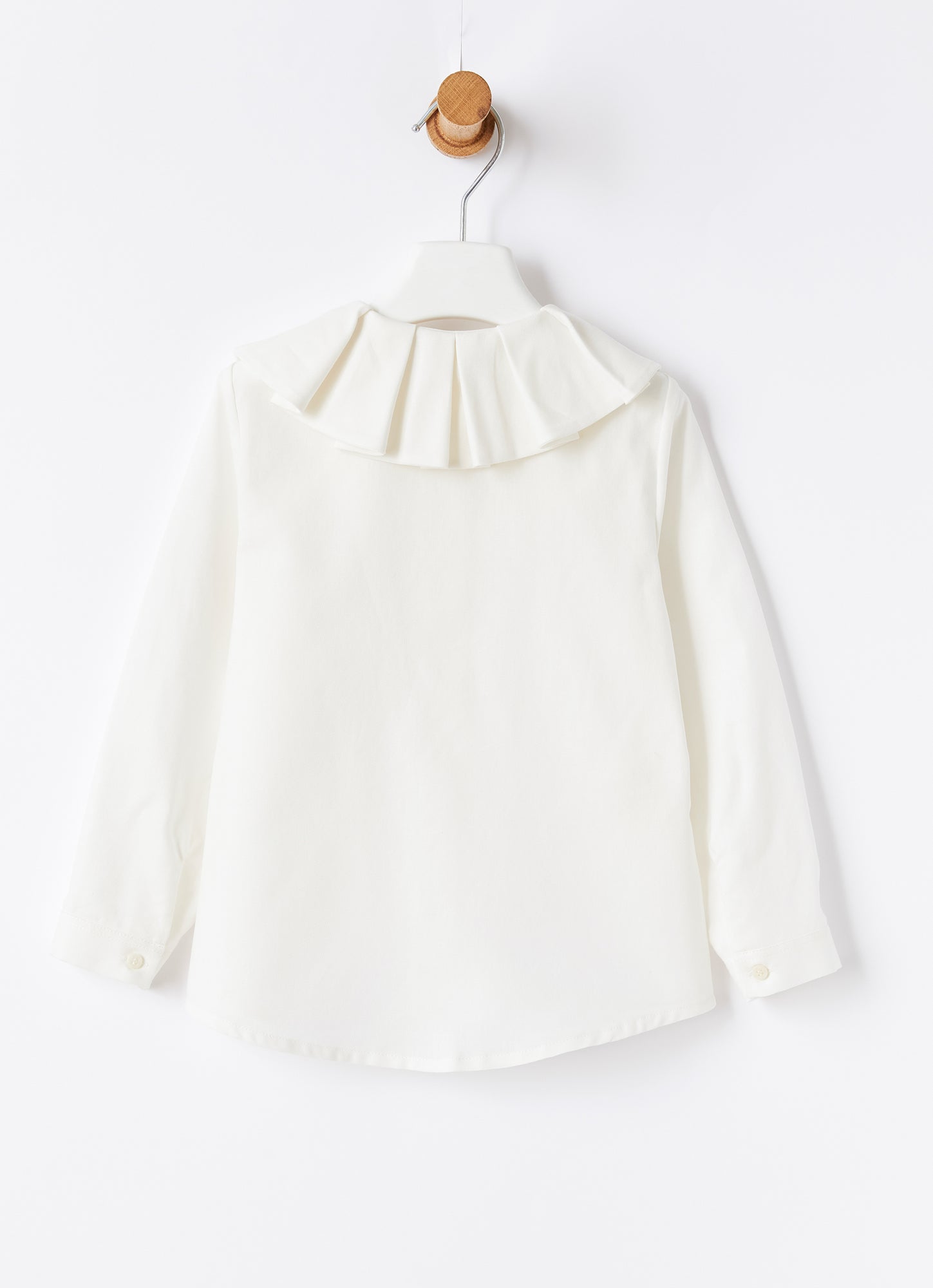 Maxi Ruffle Collar Blouse | Milk