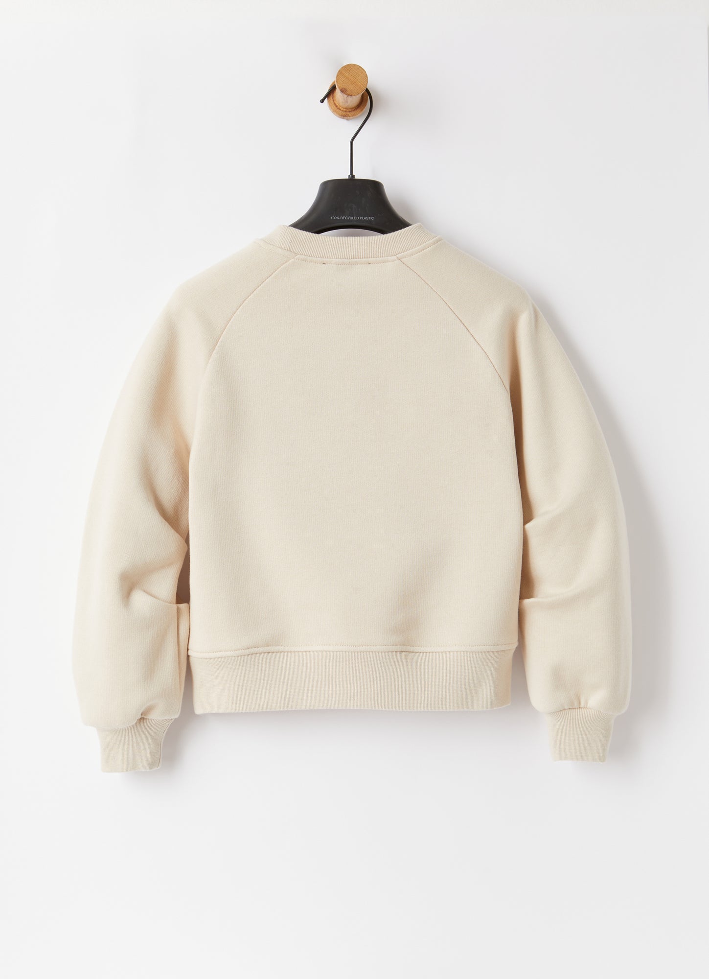 Sweatshirt with Gathered Sleeves | Tuff Beige