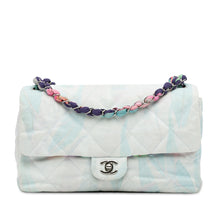 Chanel | Pre-Owned Quilted Jungle Jeans Flap | Blue