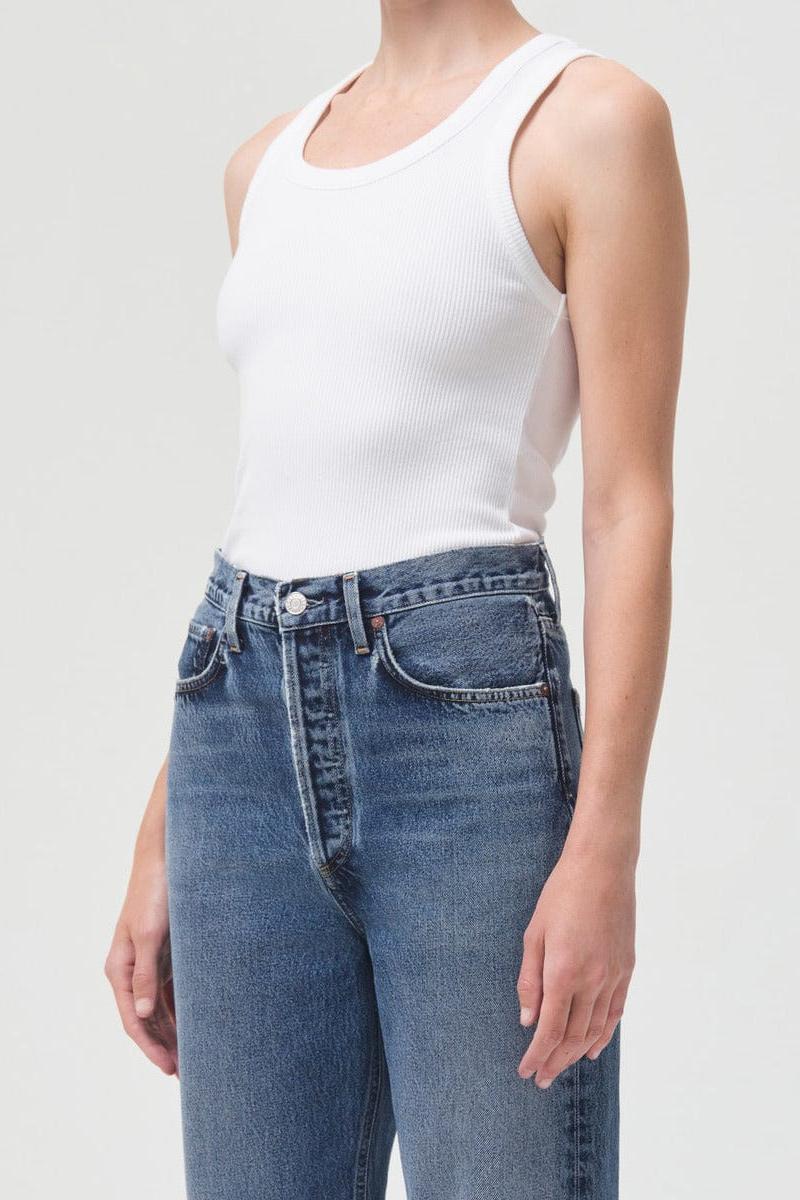 Poppy Tank (White) | White