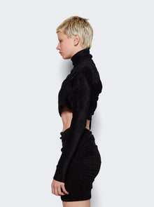 Women | ALAÏA | Draped Blouse | Black