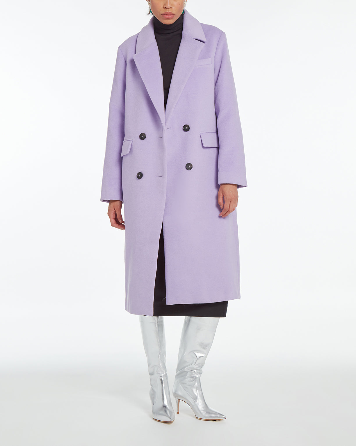 Women | Aaron Coat | Amethyst