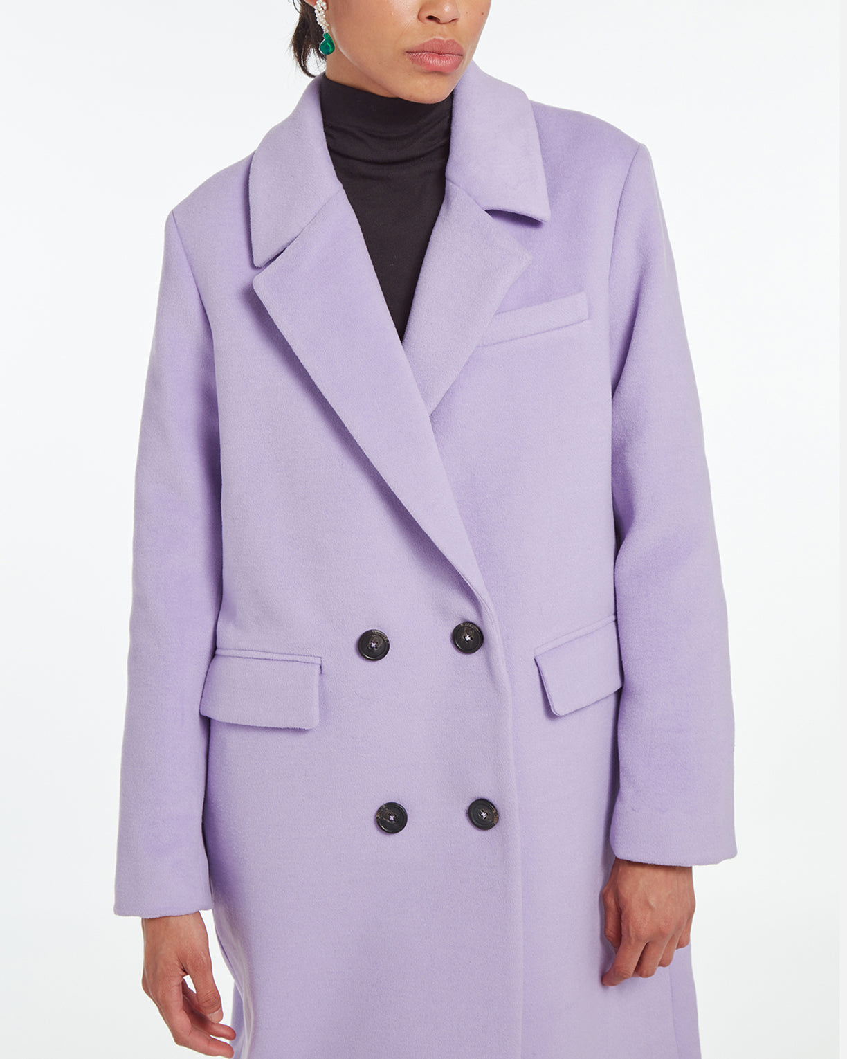 Women | Aaron Coat | Amethyst
