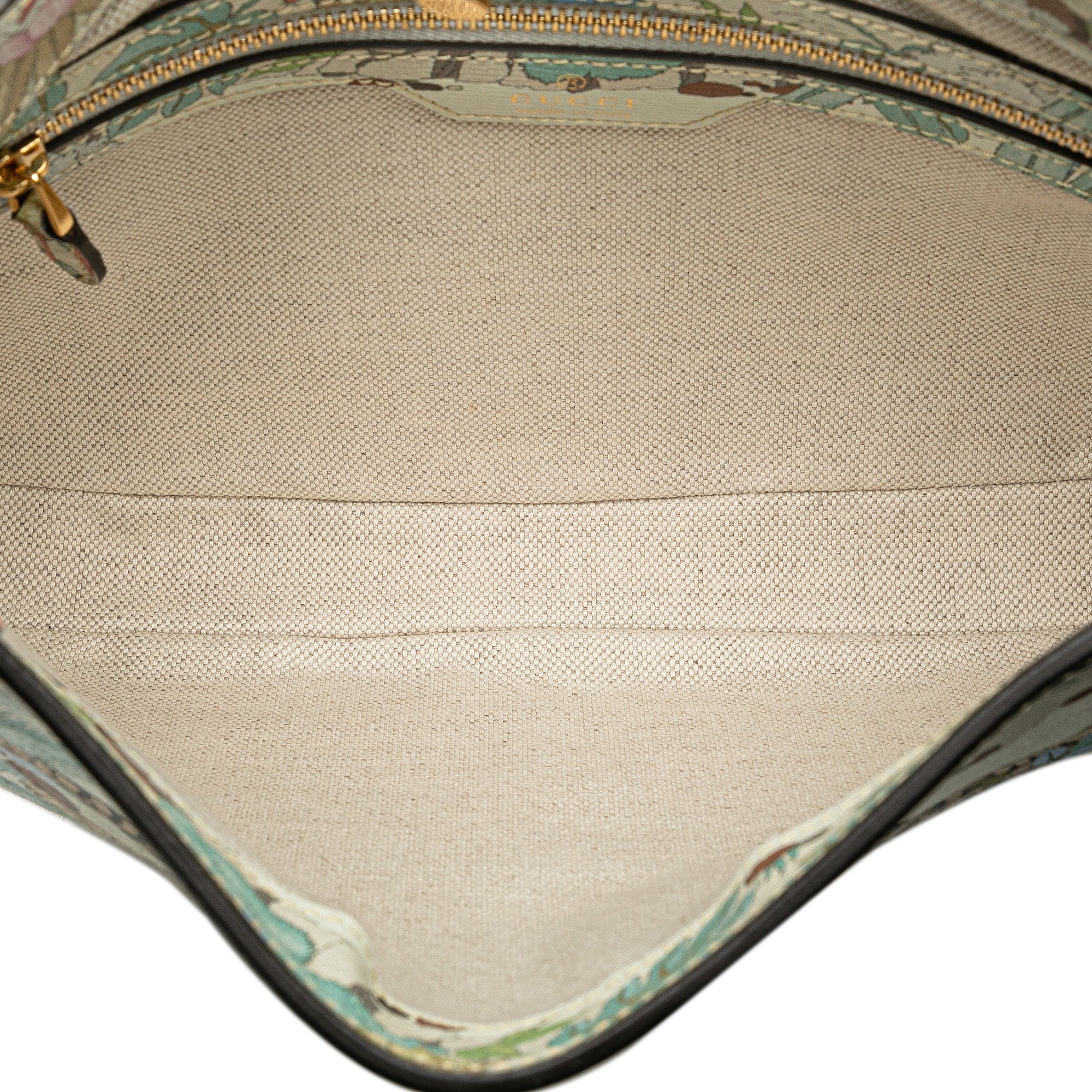 Gucci | Pre-Owned Yuko Higuchi Small Calfskin Floral Print Jackie 1961 | White