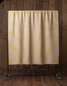 Home | Zebra Throw | French Yellow / Beige