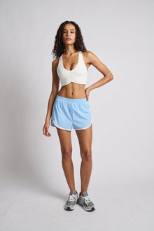 Splits59 | Airweight Bra With Ruching | White