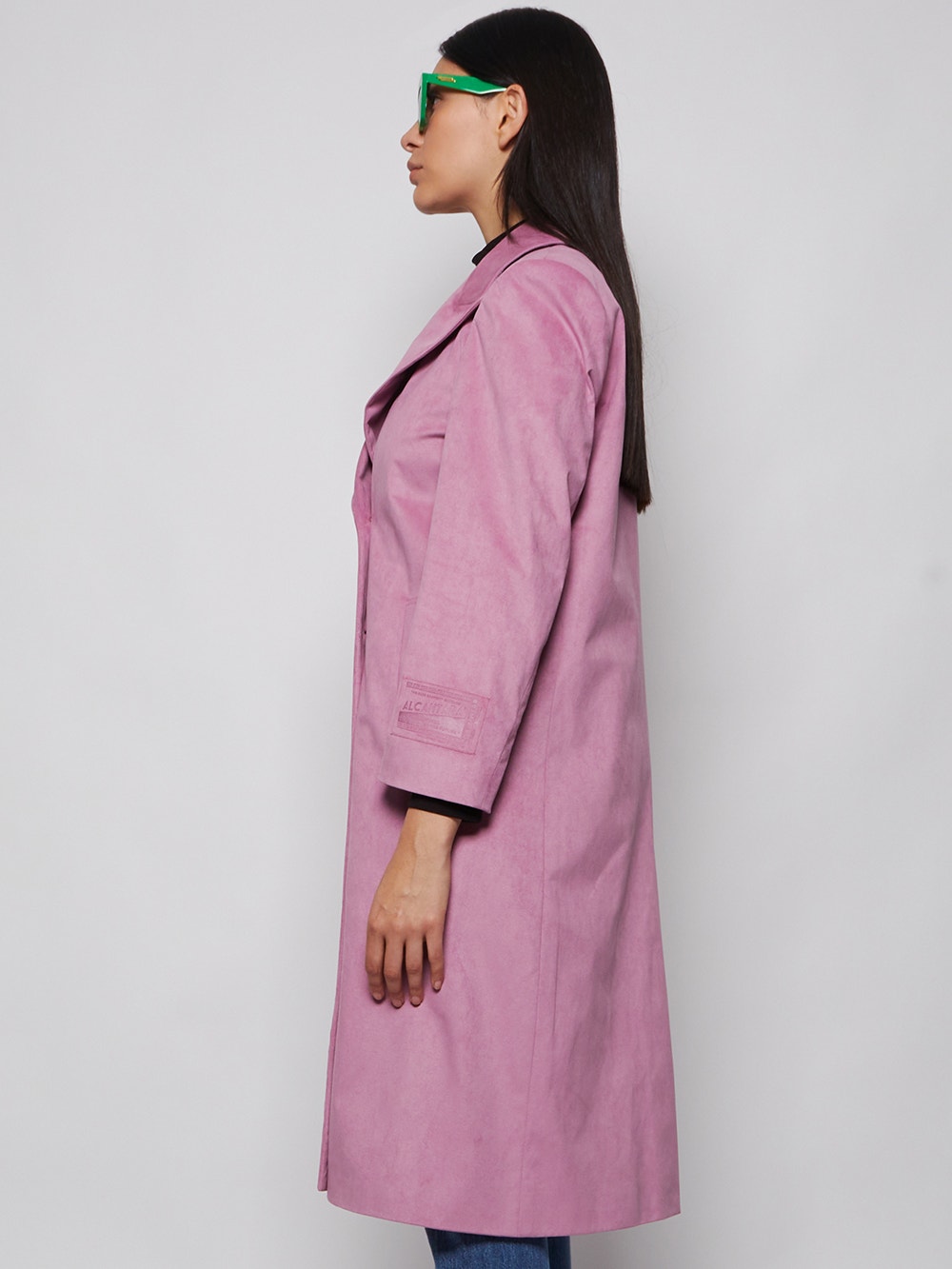 GCDS | Man Fit Long Coat Lavender