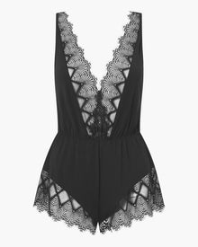 Black Teddy - Allure Sleep Romper