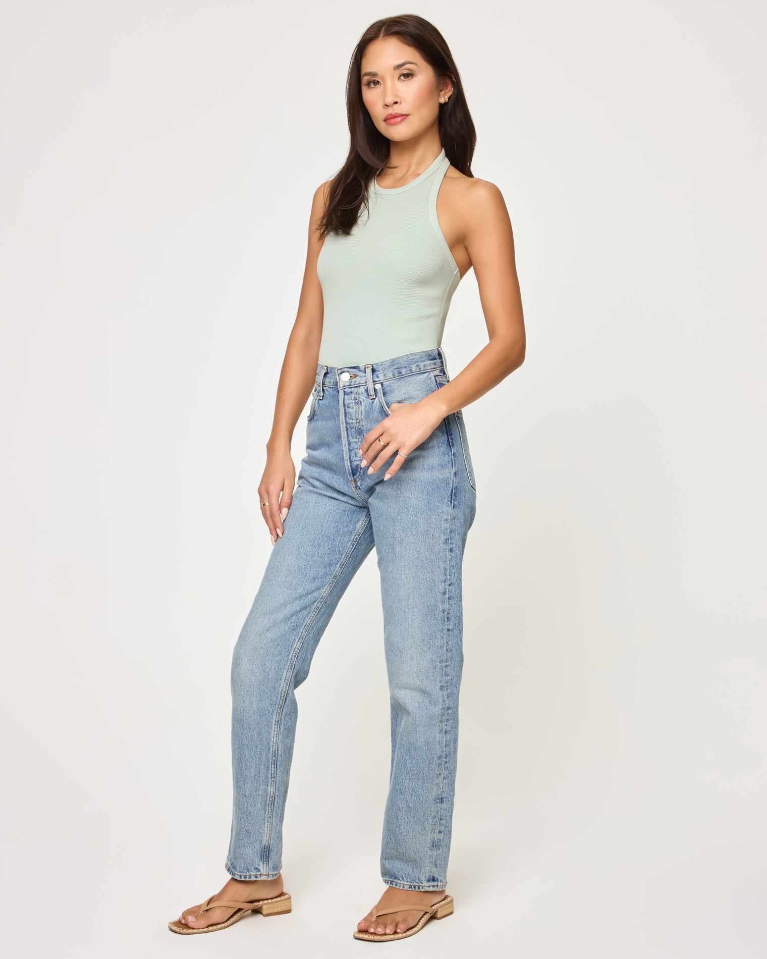 Alyx Halter Tank | Mineral