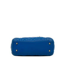 Dior | Pre-Owned Small Lambskin Cannage My ABC Lady | Blue/Dark Blue