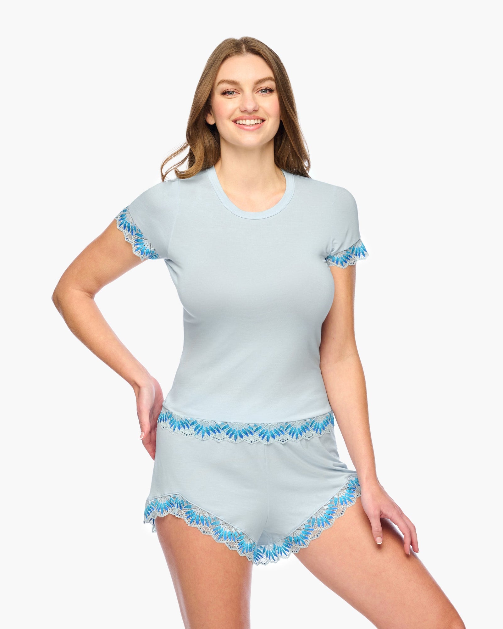 Blue Top - Amalia Modal T-Shirt