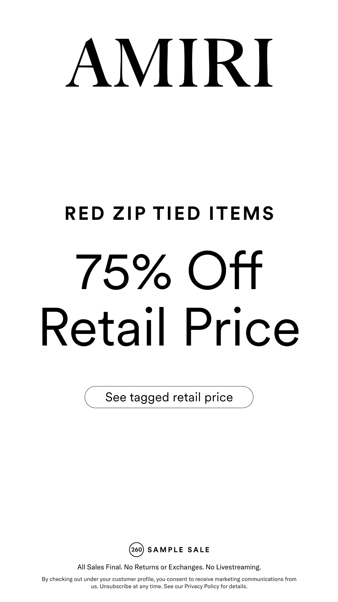 Price table