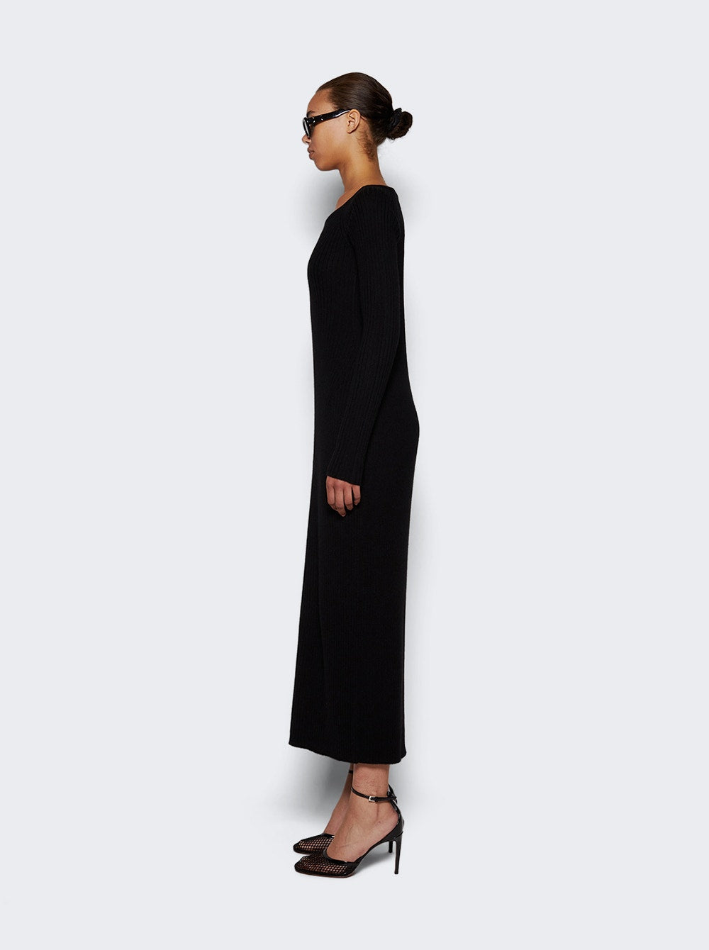 Women | LouLou de Saison | Anoush Knitted Dress | Black